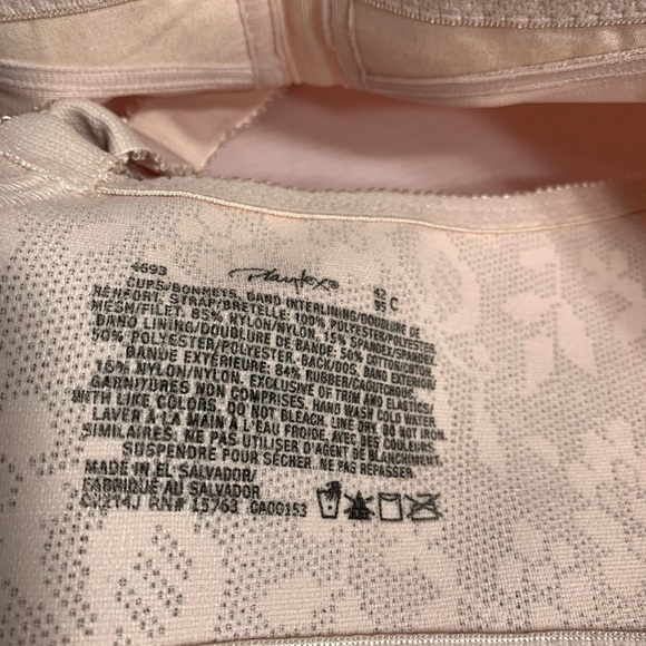 Playtex Ultimate Shoulder Comfort Bra Pink 42C New - Picture 2 of 6